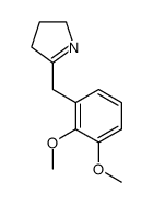 2-(2,3-Dimethoxybenzyl)-Δ1-pyrrolin结构式