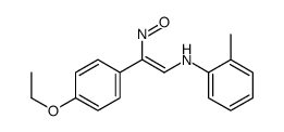 N-[2-(4-ethoxyphenyl)-2-nitrosoethenyl]-2-methylaniline Structure