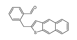 2-(benzo[f][1]benzothiol-2-ylmethyl)benzaldehyde Structure