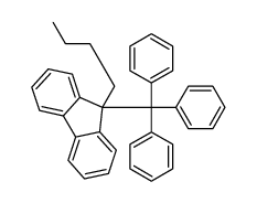 9-butyl-9-tritylfluorene结构式