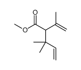 methyl 3,3-dimethyl-2-prop-1-en-2-ylpent-4-enoate Structure