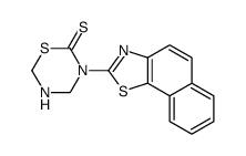 3-benzo[g][1,3]benzothiazol-2-yl-1,3,5-thiadiazinane-2-thione Structure