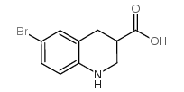 6-溴-1,2,3,4-四氢喹啉-3-羧酸结构式