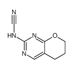 6,7-dihydro-5H-pyrano[2,3-d]pyrimidin-2-ylcyanamide结构式