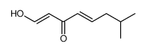 1-hydroxy-7-methylocta-1,4-dien-3-one Structure