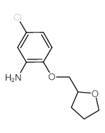 5-Chloro-2-(tetrahydro-2-furanylmethoxy)aniline结构式