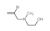2-(2-bromoprop-2-enyl-methyl-amino)ethanol结构式