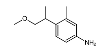 4-(1-methoxypropan-2-yl)-3-methylaniline Structure