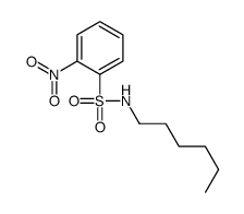 N-hexyl-2-nitrobenzenesulfonamide Structure