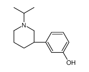 3-[(3S)-1-propan-2-ylpiperidin-3-yl]phenol Structure