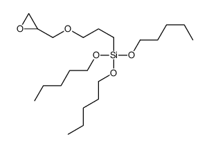 3-(oxiran-2-ylmethoxy)propyl-tripentoxysilane Structure