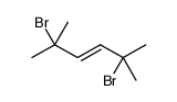 3-Hexene, 2,5-dibromo-2,5-dimethyl Structure