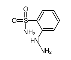 Benzenesulfonamide, 2-hydrazino- (9CI)结构式