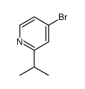 4-bromo-2-isopropylpyridine structure