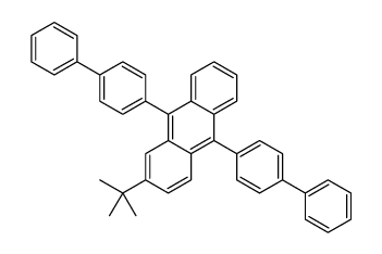 2-tert-butyl-9,10-bis(4-phenylphenyl)anthracene结构式