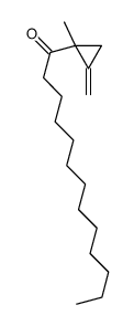 1-(1-methyl-2-methylidenecyclopropyl)tridecan-1-one结构式