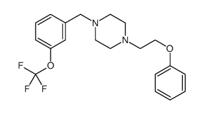 1-(2-phenoxyethyl)-4-[[3-(trifluoromethoxy)phenyl]methyl]piperazine结构式
