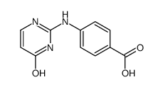 4-[(6-oxo-1H-pyrimidin-2-yl)amino]benzoic acid Structure