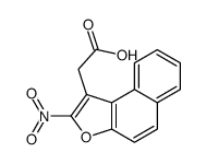 2-NITRONAPHTHO(2,1-B)FURAN-1-ACETICACID structure