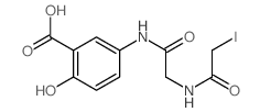 Benzoic acid,2-hydroxy-5-[[2-[(2-iodoacetyl)amino]acetyl]amino]- picture