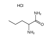 norvaline amide hydrochloride Structure