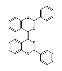 2,2-diphenyl-Δ4,4'-bis(1,3-benzodithian)结构式