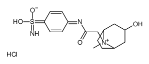 2-(3-hydroxy-8-methyl-8-azoniabicyclo[3.2.1]octan-8-yl)-N-(4-sulfamoylphenyl)acetamide,chloride结构式