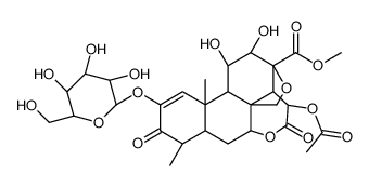 鸦胆子苷F结构式