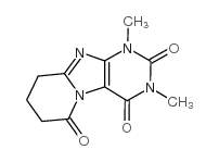 theophylline-8-butyric acid lactam structure