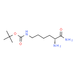 H-D-Lys(Boc)-NH2 Structure