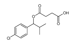 4-(1-(4-CHLOROPHENYL)-2-METHYLPROPOXY)-4-OXOBUTANOIC ACID Structure