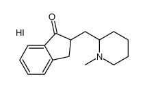 2-[(1-methylpiperidin-2-yl)methyl]-2,3-dihydroinden-1-one,hydroiodide结构式