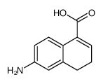 6-amino-3,4-dihydronaphthalene-1-carboxylic acid Structure