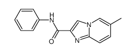 6-Methyl-N-phenylimidazo[1,2-a]pyridine-2-carboxamide结构式