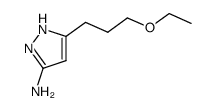 5-(3-ethoxypropyl)-1H-pyrazol-3-amine Structure