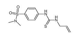 N-allyl-N'-(4-dimethylsulfamoyl-phenyl)-thiourea结构式