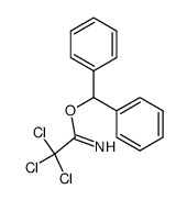 O-diphenylmethyl 2,2,2-trichloroacetimidate结构式