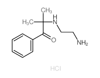 1-Propanone,2-[(2-aminoethyl)amino]-2-methyl-1-phenyl-, hydrochloride (1:2)结构式