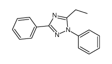5-ethyl-1,3-diphenyl-1,2,4-triazole结构式
