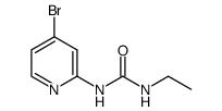 N-(4-bromopyridin-2-yl)-N'-ethylurea结构式