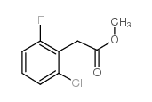 methyl 2-chloro-6-fluorophenylacetate structure