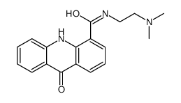 N-[2-(dimethylamino)ethyl]-9-oxo-10H-acridine-4-carboxamide结构式