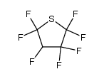 3H-heptafluorothiolan Structure