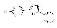 4-(2-phenyl-1,3-oxazol-5-yl)phenol Structure