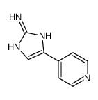 5-pyridin-4-yl-1H-imidazol-2-amine Structure