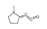 Ethenone, (1-methyl-2-pyrrolidinylidene)- (9CI)结构式