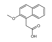 2-(2-methoxynaphthalen-1-yl)acetic acid Structure