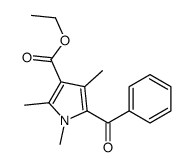 ethyl 5-benzoyl-1,2,4-trimethylpyrrole-3-carboxylate结构式
