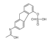 (7-acetamido-9H-fluoren-4-yl) hydrogen sulfate结构式