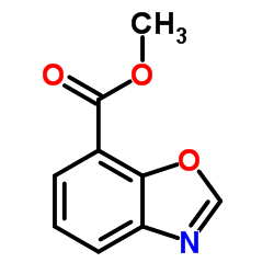 苯并[d]恶唑-7-甲酸甲酯结构式